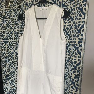 White everlane shift dress